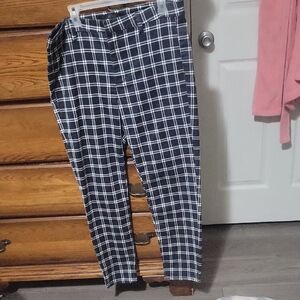 Tinsel Black and White Plaid Men’s Pants - Slim Tapered